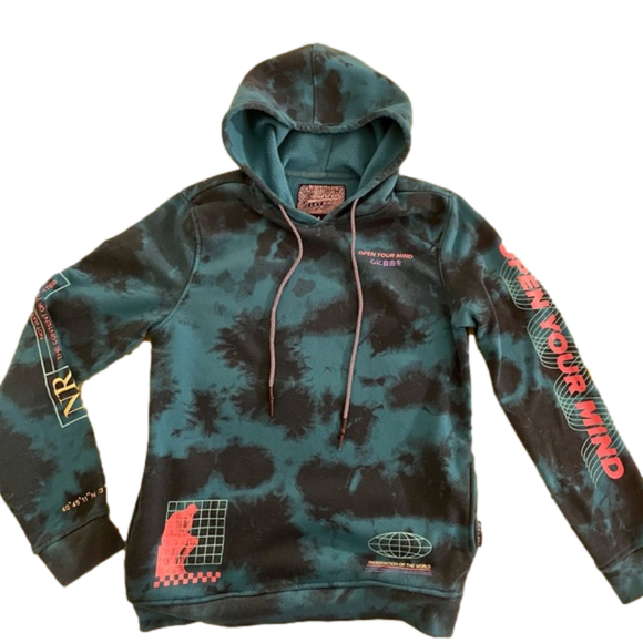 Brooklyn Cloth Hoodie Sweatshirt “Open Your Mind” kid large - Picture 6 of 8